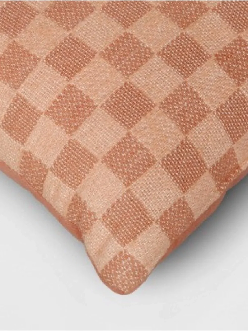 16x16 Knit Throw Pillow - Terracotta
